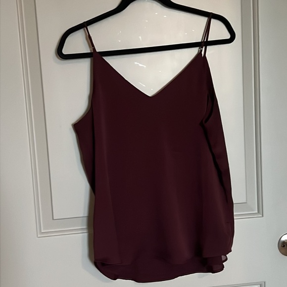 Express tank burgundy adjustable straps size medium - Picture 3 of 3